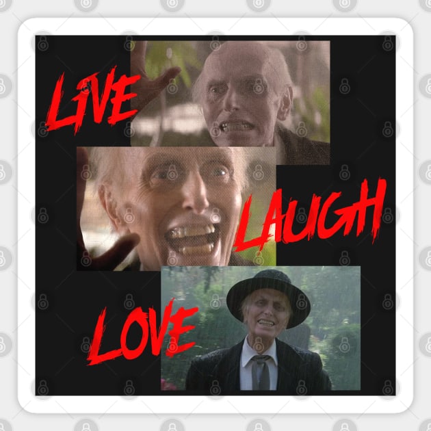 Reverend Henry Kane / Live Laugh Love Magnet by darklordpug